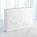 Tree Bark Texture Vase Matte White Large