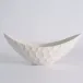 Honeycomb Long Bowl Matte White