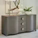 Toile Linen Credenza Grey