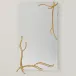 Twig Mirror Gold Leaf Large