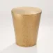Izmir Hammered Side Table Antique Brass