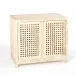 Driftwood Lattice Two Door Cabinet