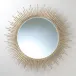Spike Mirror Antique Brass