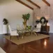 Teton Rectangular Table Gold