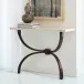 Teton Console Bronze w/Travertine Top