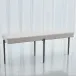 Laforge Bench Natural Iron w/Muslin Cush