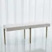 Laforge Bench Antique Gold w/Muslin Cush