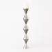 Italian Diamond Candle Holder Gunmetal/N