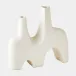 Cassel Matte White Vase Medium