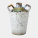 Volcan Gray/Reactive Green Handled Jar Large