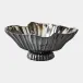 Folha Black/Metallic Footed Bowl