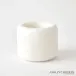 Alabaster Ring Bowl White Tall