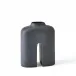 Guardian Vase Black Medium