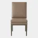Abbott Gray Leather Dining Chair