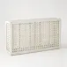 Driftwood Lattice Console