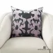 Ink Blot Pillow Lavender 22" x 22"