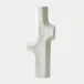 Tiered Trunk Matte White Vase Large