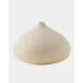 Mottled Bulb Ivory Vase Small