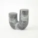 Marble Tube Table Black
