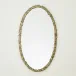 Artiste Oval Mirror Brass