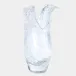 Dual Wave Clear Vase