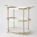 Arbor Bar Cart Brass