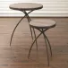 Tripod Table with Grey Marble Top
