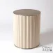 Camille Side Table White Bronze
