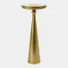 Minaret Satin Brass Accent Table