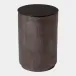 Tomiko Black Nickel Hemp Etched Barrel Table