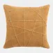 Crossroads Camel Suede Pillow