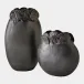 Sand Dollar Black Vase