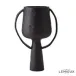 Aquitaine Vase Matte Black Large