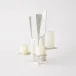 Triune Candleholder - Silver Leaf