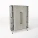 Arbor Tall Cabinet Whitewashed Finish
