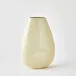 Giant Teardrop Vase Butter Crackle Small