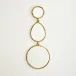 Cascade Mirror B Shiny Brass