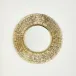 Quill Burst Mirror Brass