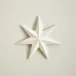 Stellar Wall Star Matte White Medium