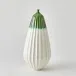 Furrow Vase Emerald Large