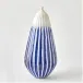 Furrow Vase Cobalt Large