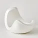 Curl Bowl Matte White Large