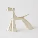 Show Dog Sculpture Silver Leaf