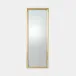 Bennett Brass Rectangular Floor Mirror