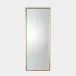 Reeves Brass Floor Mirror