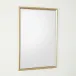 Reeves Brass Rectangular Mirror Small