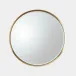 Hudson Brass Round Mirror