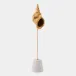 Shells on Marble Miter Gold Leaf