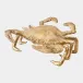 Crab Brass Sculpture