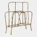 Bamboo Gold Leaf Magazine Rack